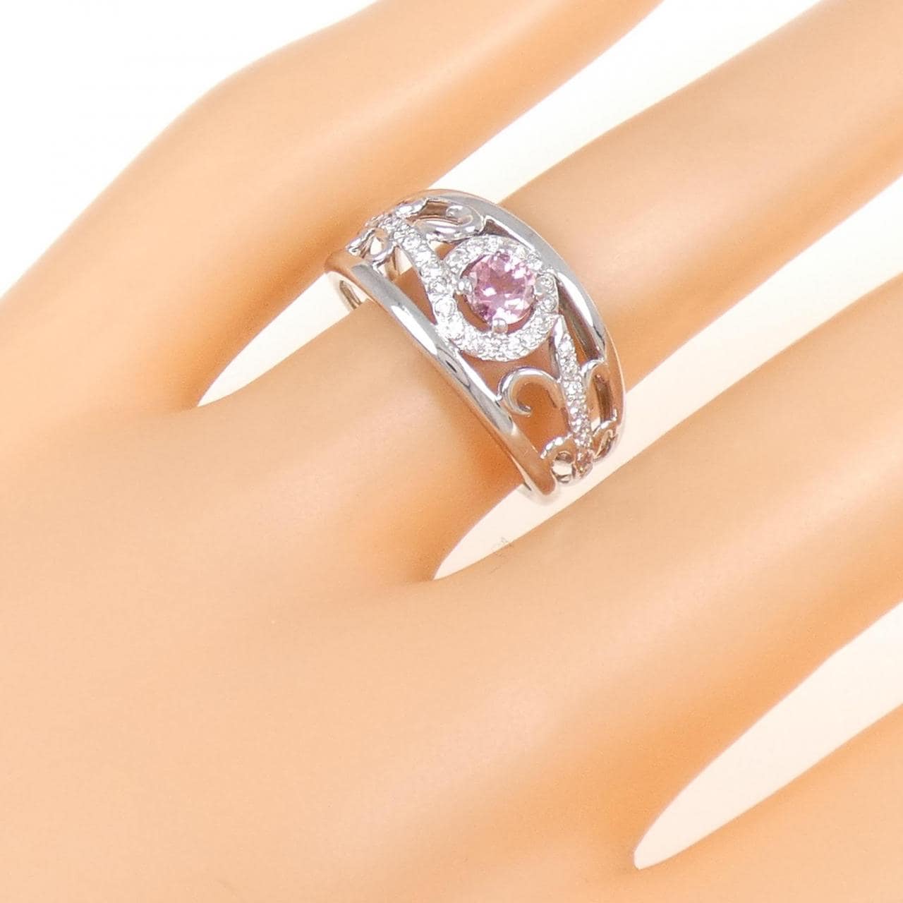 K18WG Tourmaline Ring 0.22CT