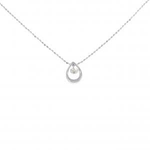 K18WG ダイヤモンド ネックレス 0.10CT