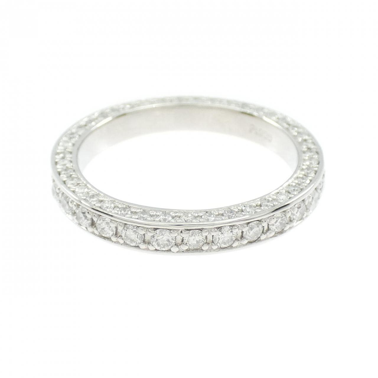 PT950 Full Eternity Diamond Ring 1.03CT