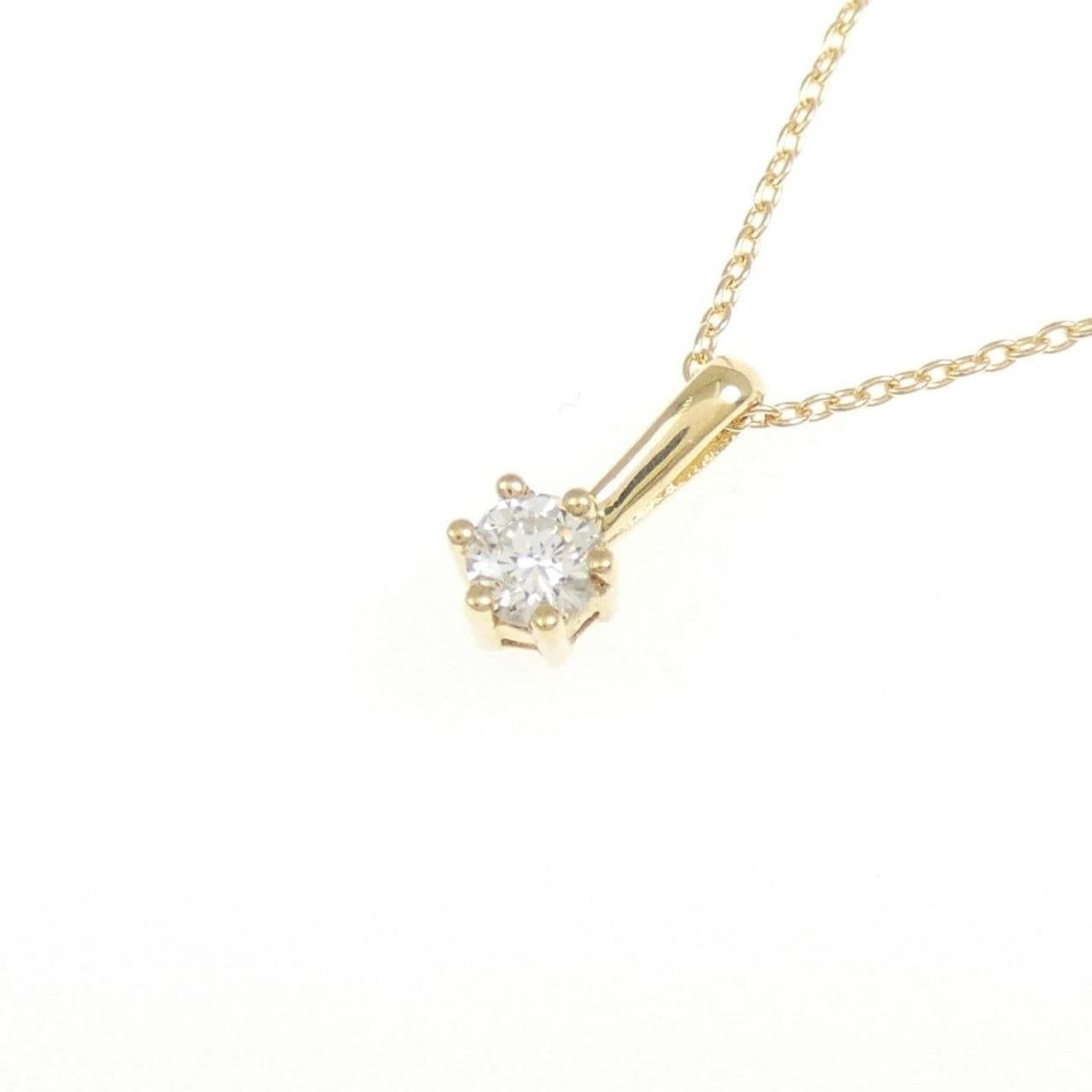 750YG/K18YG Diamond necklace