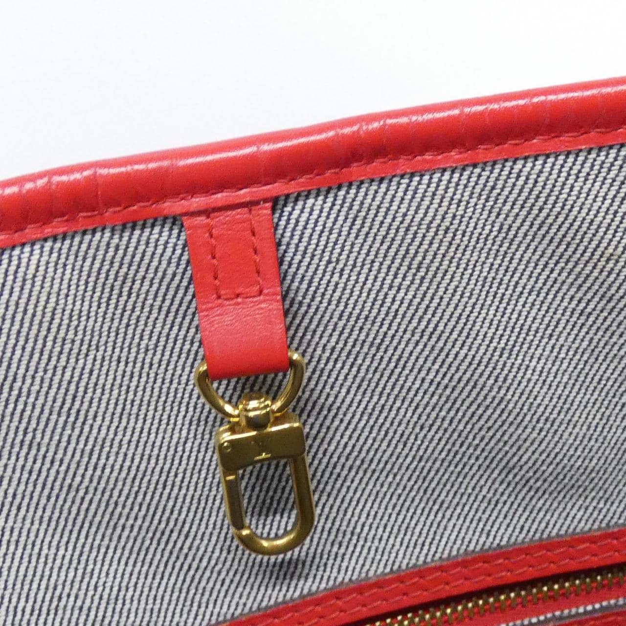 ルイヴィトン デニム モノグラム ネヴァーフル MM M44981 バッグ