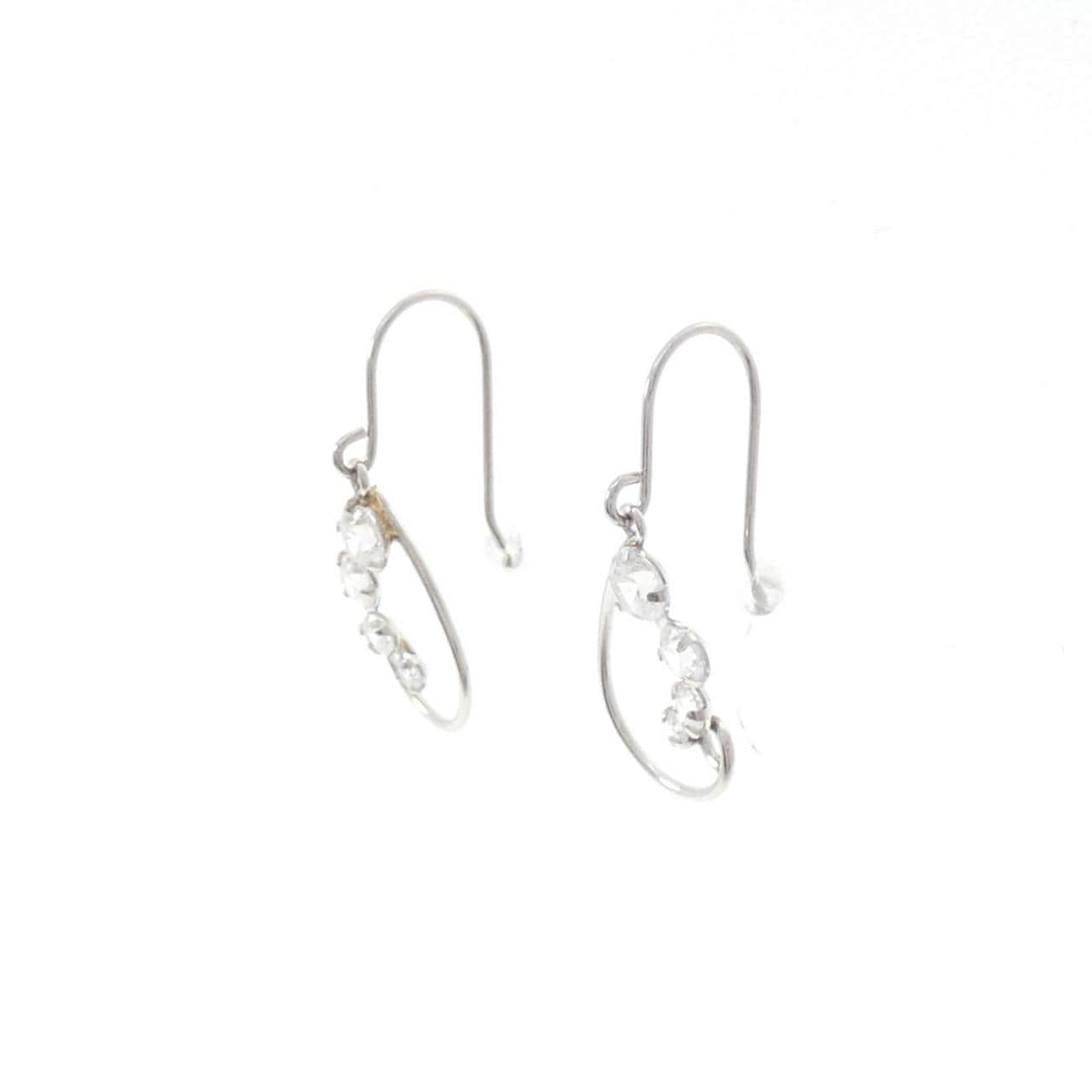 【新品】PT900 キュービック ピアス