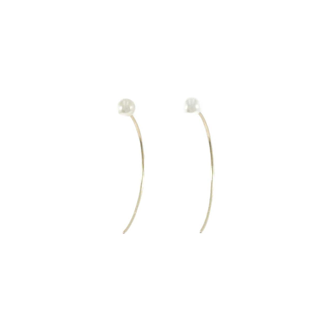 4゜C 淡水パール ピアス