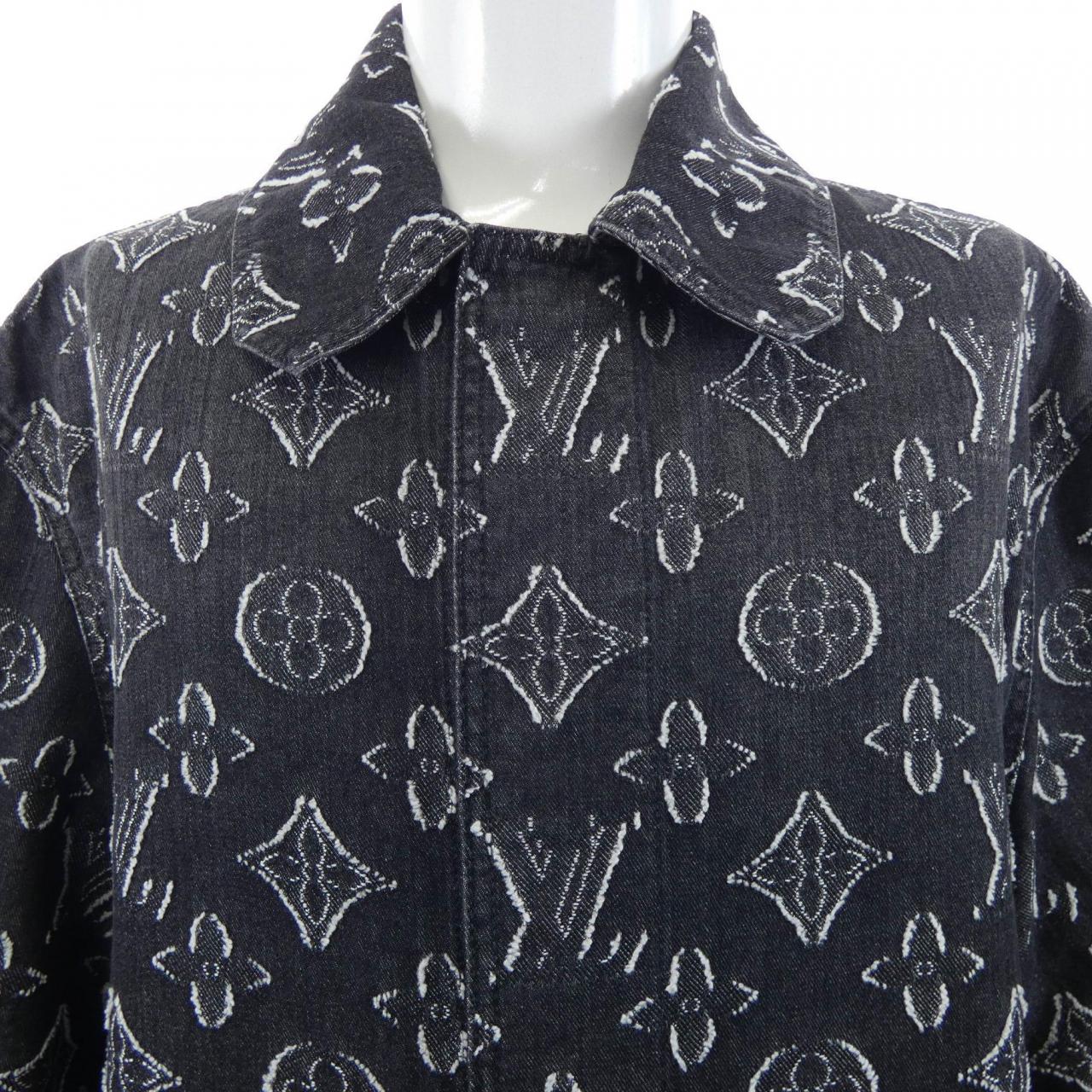 ルイヴィトン LOUIS VUITTON モノグラムショートスリーブシャンブレーシャツ HPS73WARS S／Sシャツ