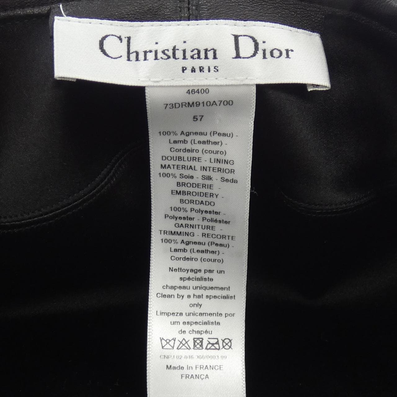 クリスチャンディオール CHRISTIAN DIOR D-DREAM 73DRM910A700 キャップ