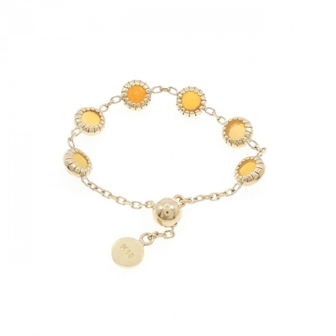 アガット オパール リング