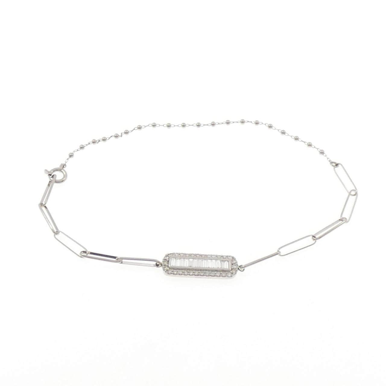 【新品】PT900 ダイヤモンド ブレスレット 0.40CT
