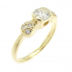 K18YG ダイヤモンド リング 0.35CT