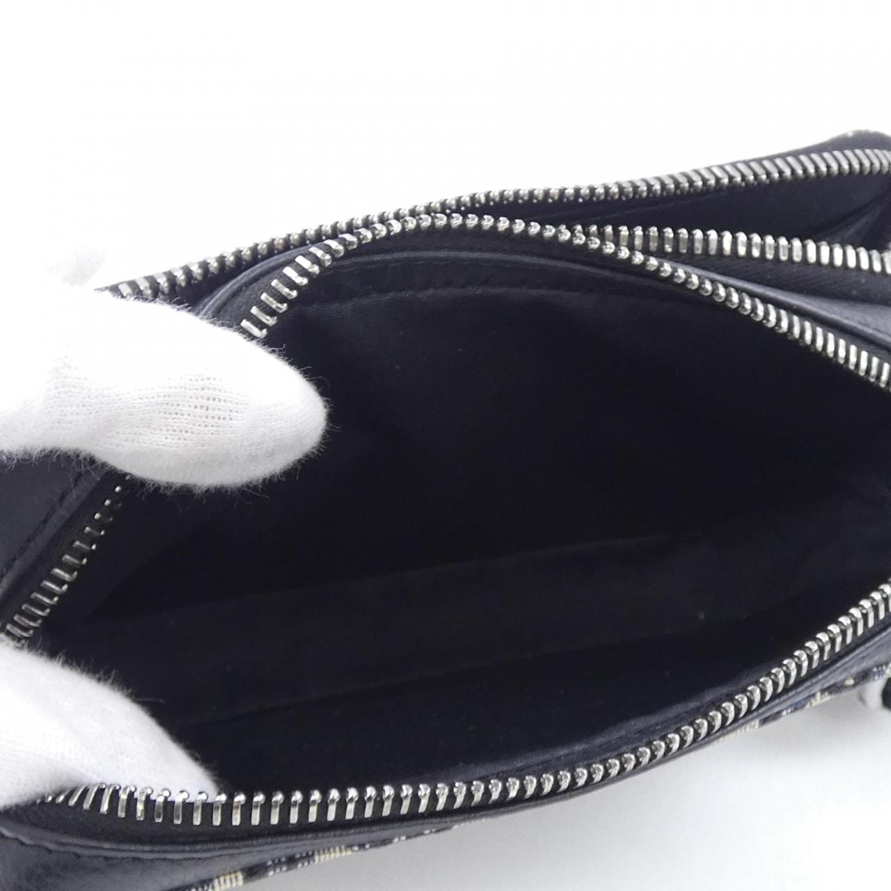 ディオール DIOR ストラップ付きジップポーチ オブリークジャカード 2OBBC119YSE BAG