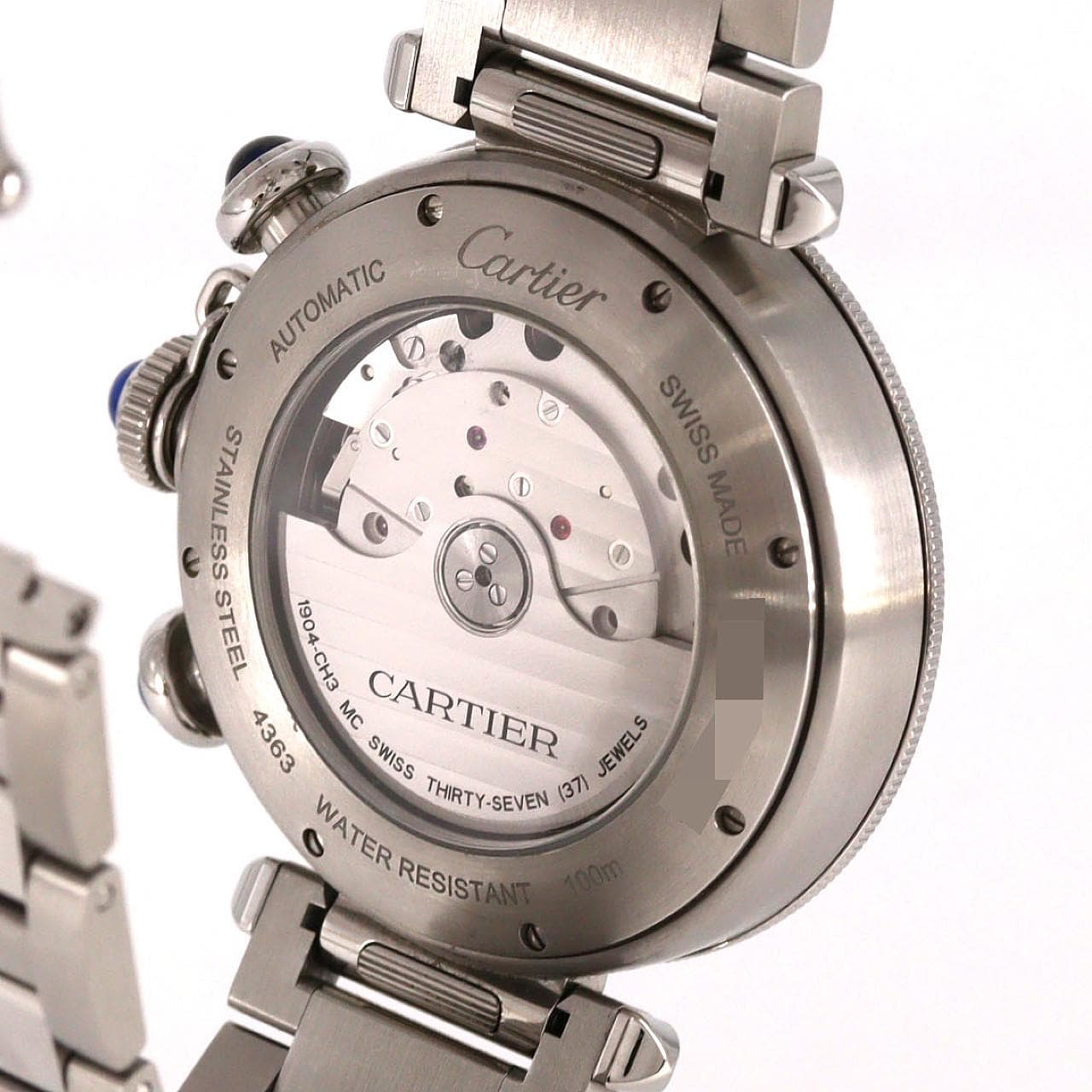 【ノーメンテナンス還元価格】カルティエ パシャ･ドゥ･カルティエ クロノグラフ WSPA0027 SS 自動巻