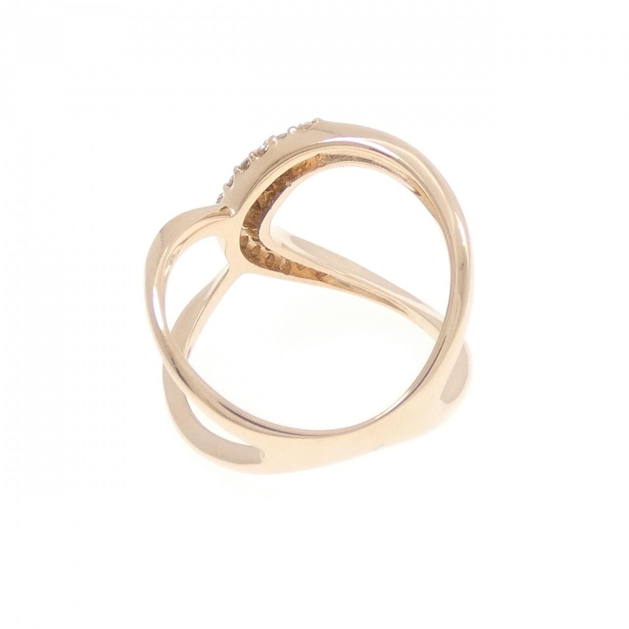 K18PG ダイヤモンド リング 0.18CT