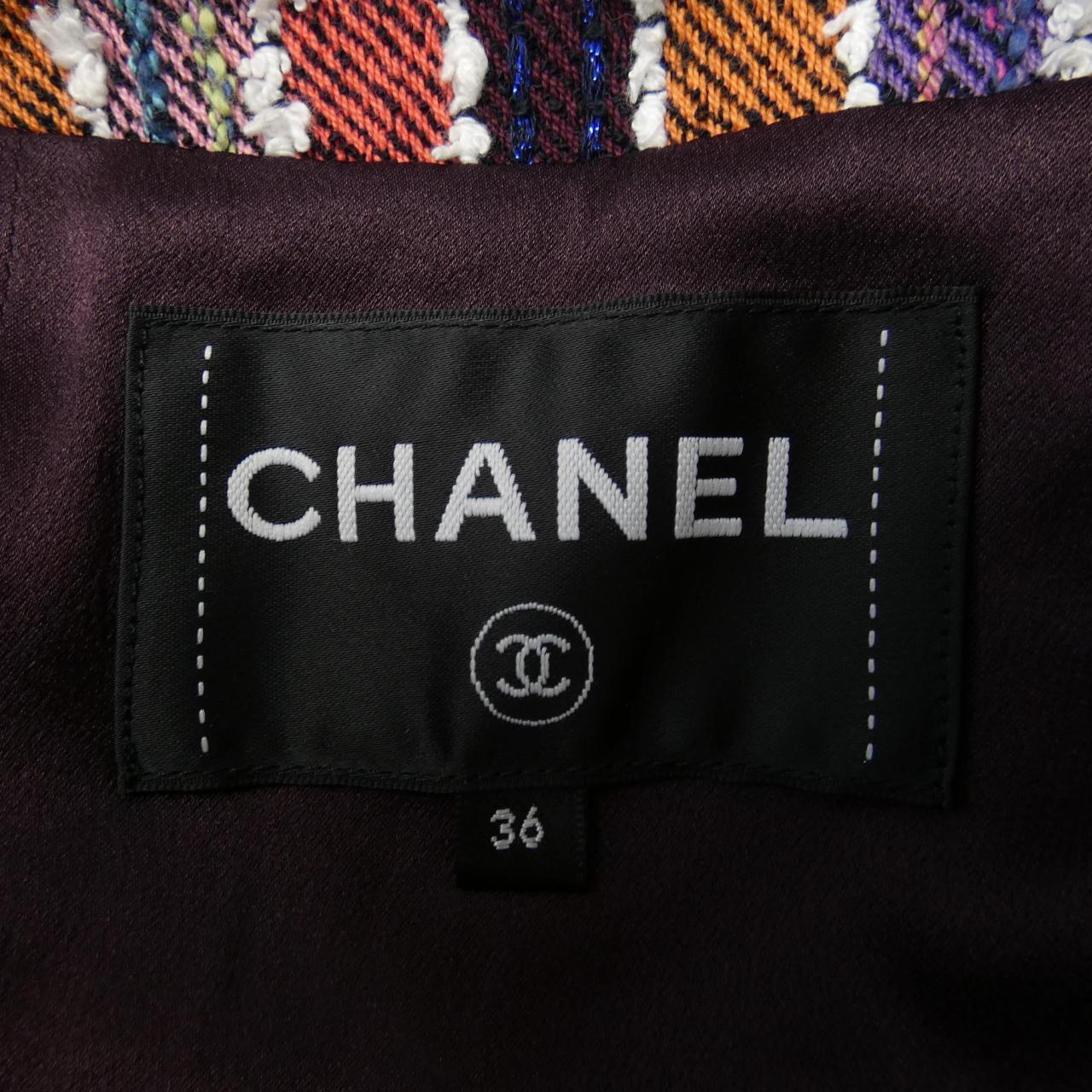 シャネル CHANEL ノーカラージャケット