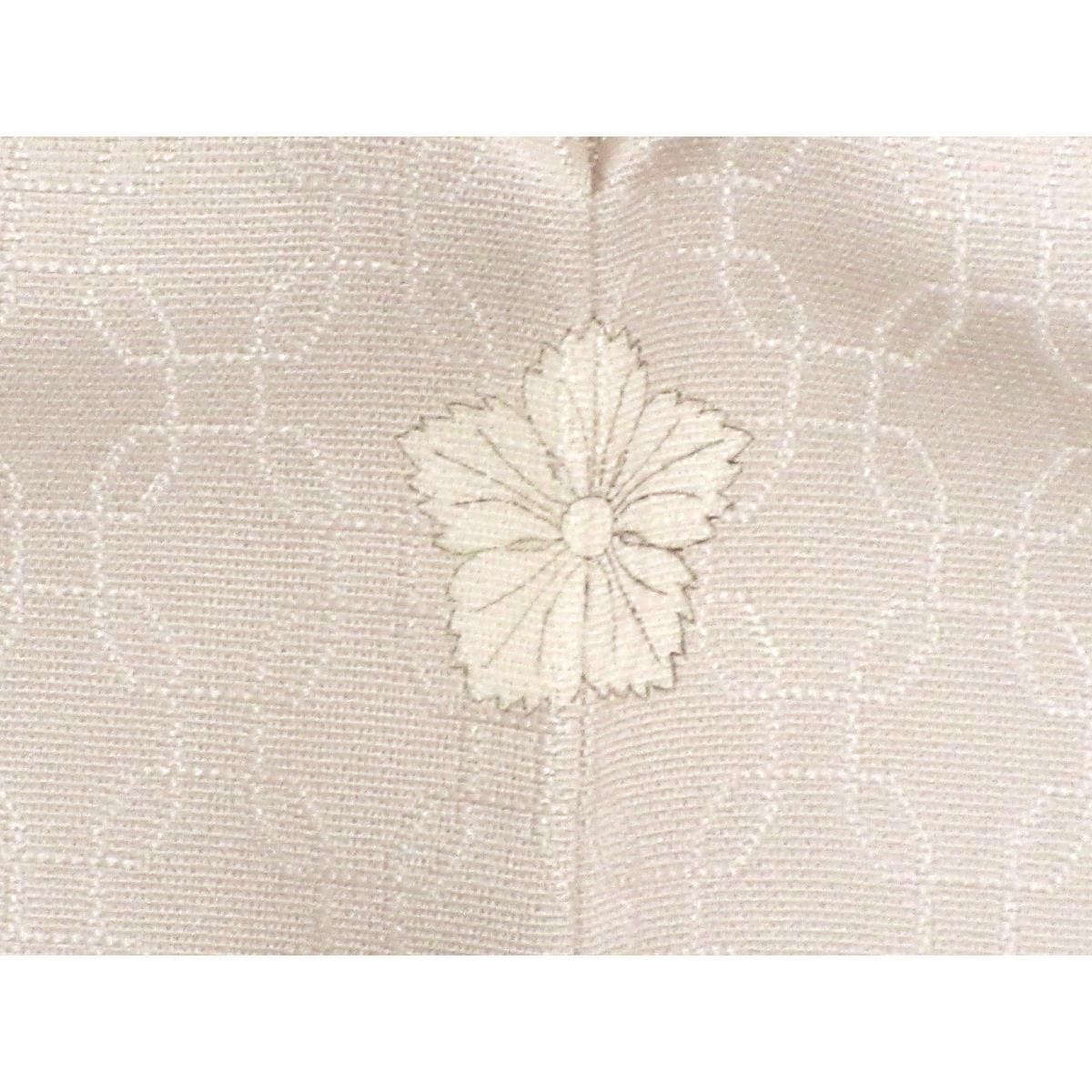 色留袖　刺繍加工　江戸撫子