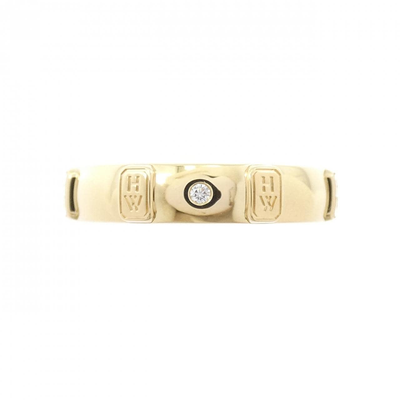 ハリーウィンストン HWロゴ リング