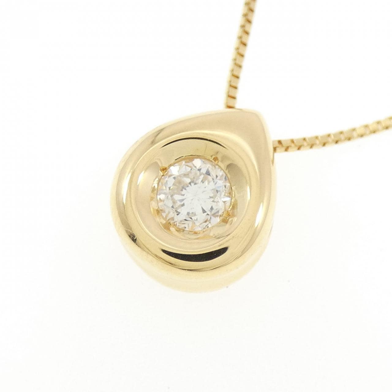 K18YG ダイヤモンド ネックレス 0.30CT