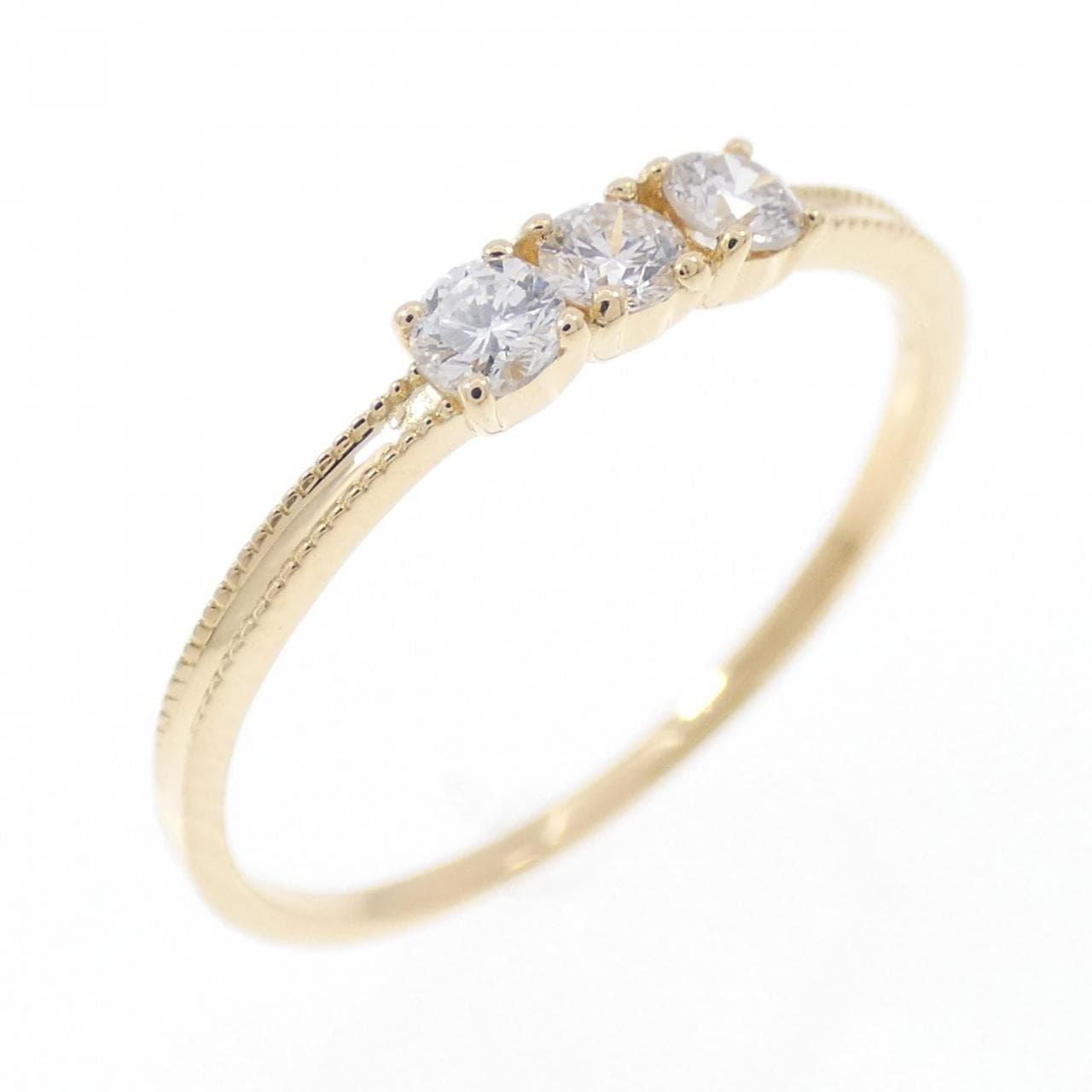 [Remake] K18YG Diamond ring 0.15CT