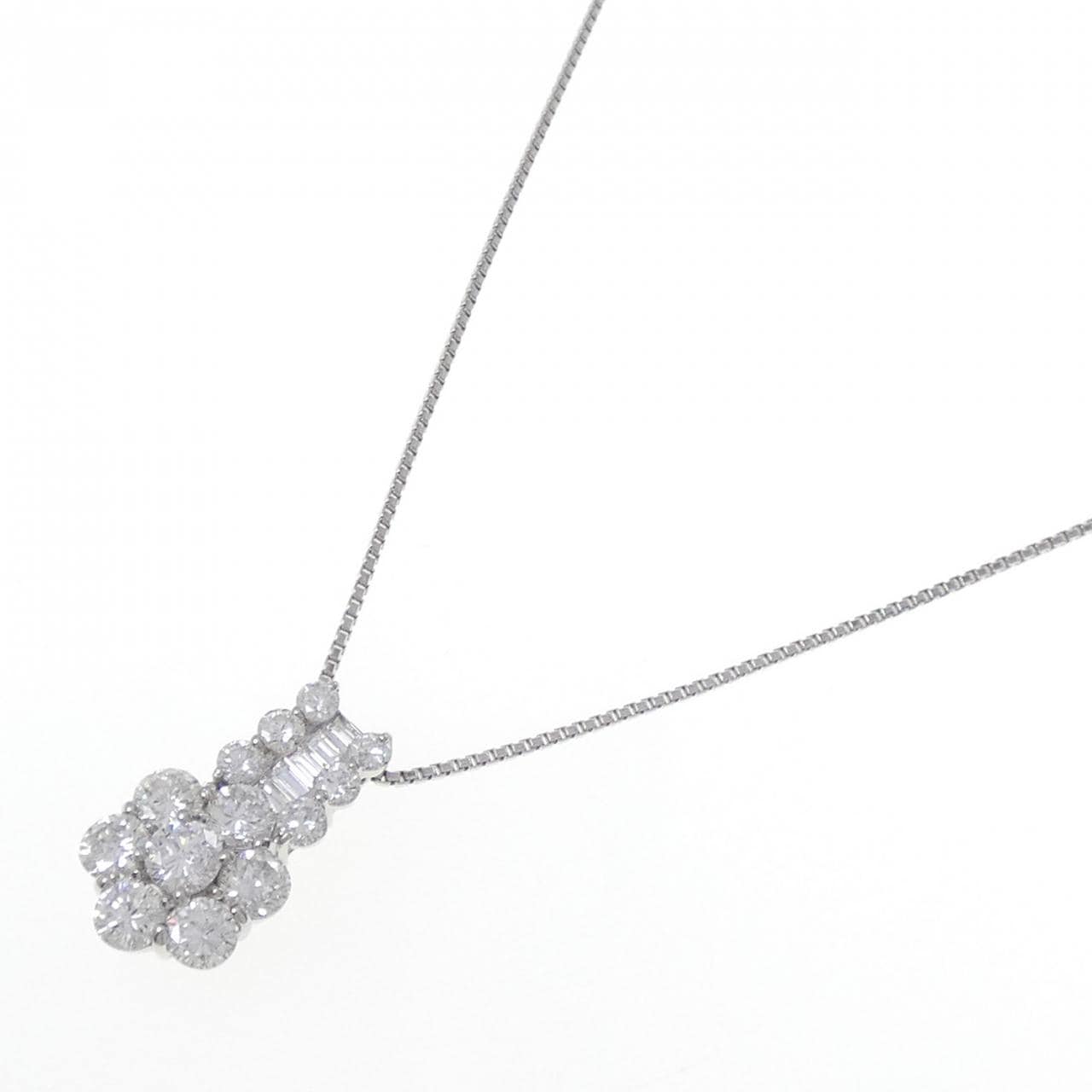 PT900/PT850 ダイヤモンド ネックレス 3.00CT