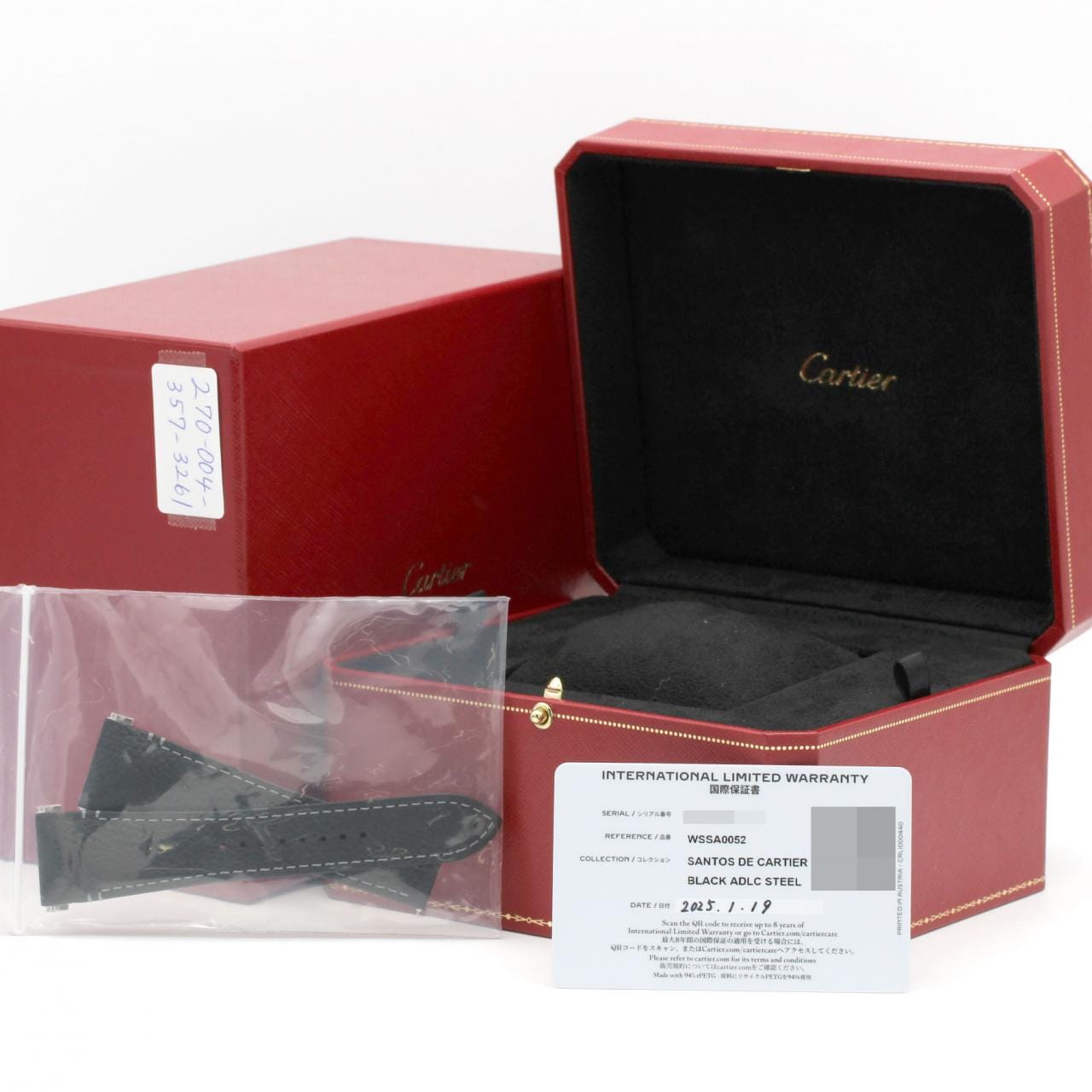 カルティエ サントスクロノグラフXL WSSA0052 SS 自動巻