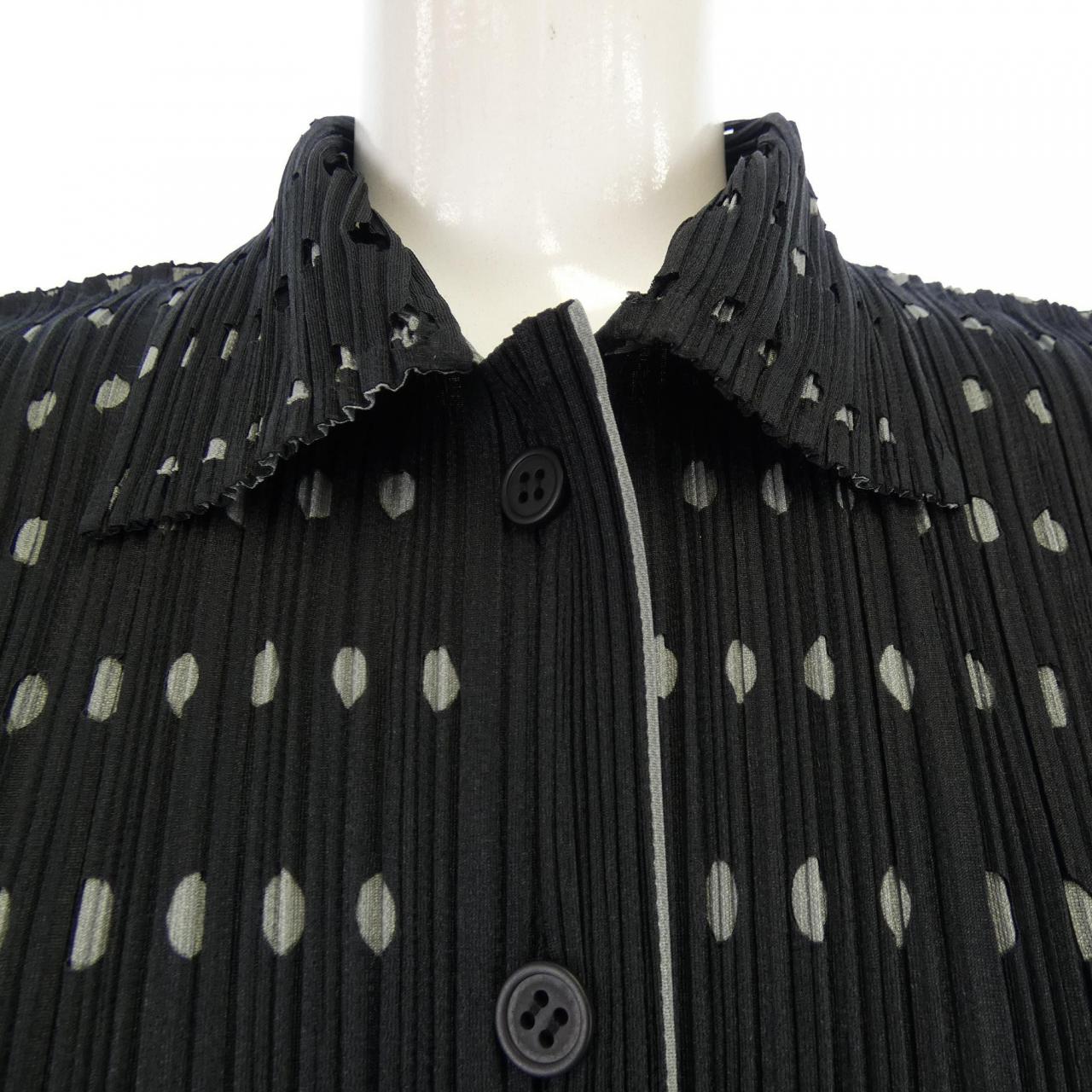 プリーツプリーズ PLEATS PLEASE 2005 カッティングドット PP51-JJ563 7559112 シャツ