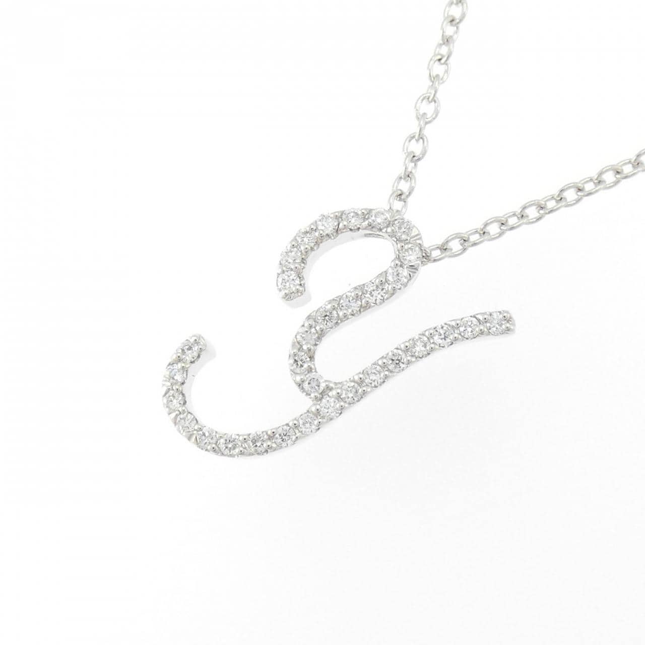 ポンテヴェキオ イニシャル ネックレス 0.15CT