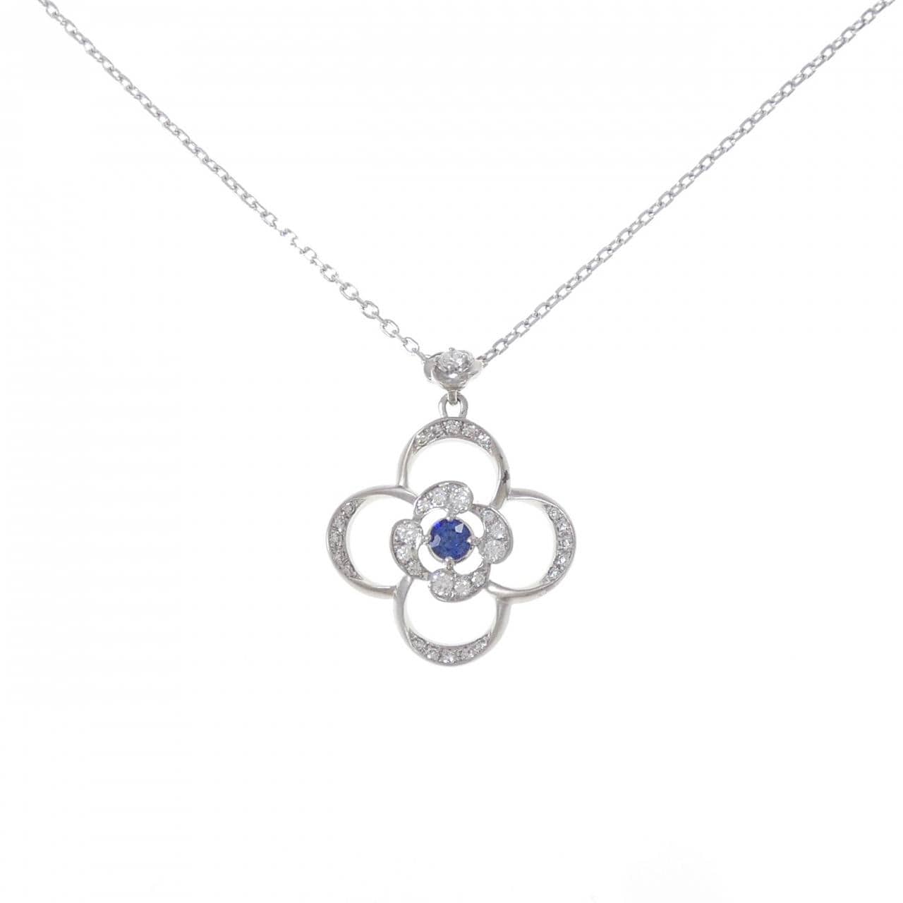 モニッケンダム フラワー ネックレス 0.16CT