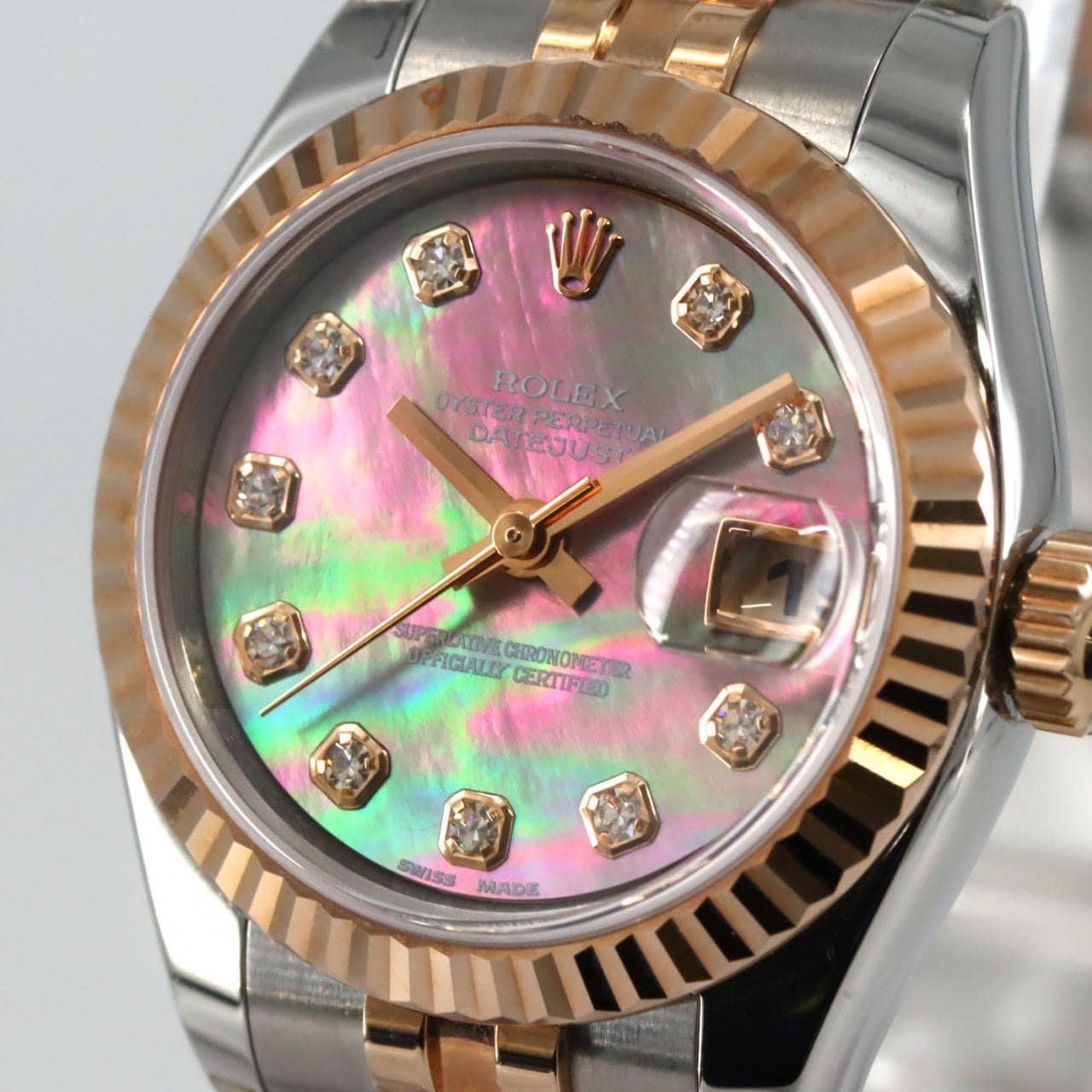 ロレックス デイトジャスト 179171NG SSxPG 自動巻 D番