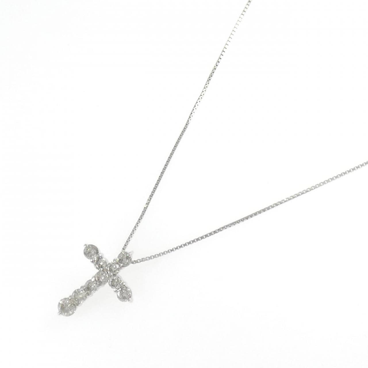 PT900/PT850 ダイヤモンド ネックレス 1.00CT