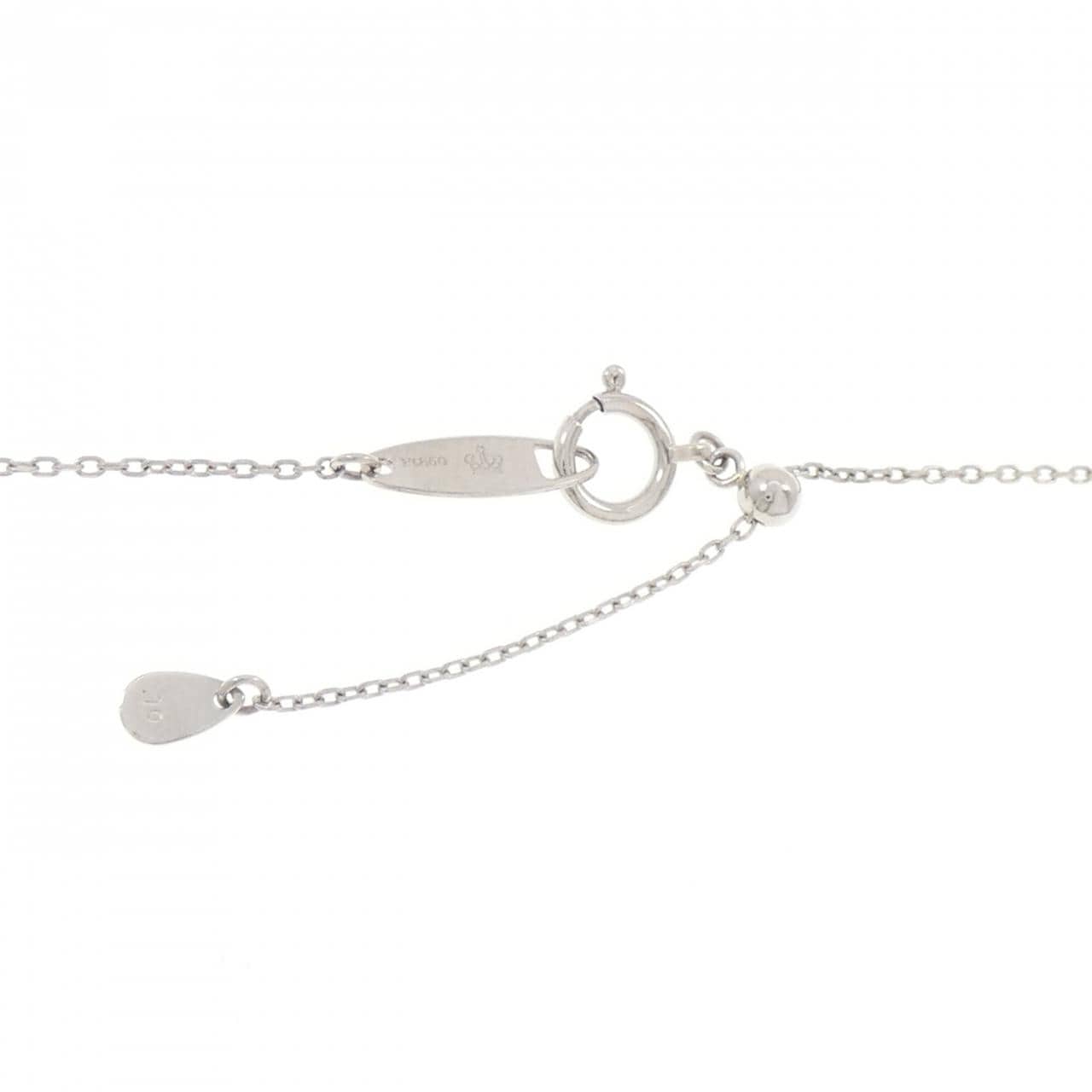 ロイヤル アッシャー イニシャル ネックレス 0.10CT