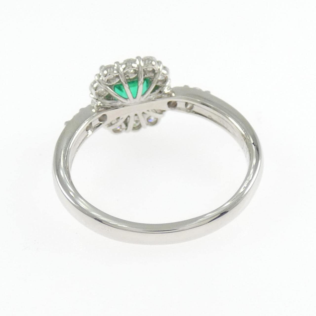 PT900 エメラルド リング 0.72CT