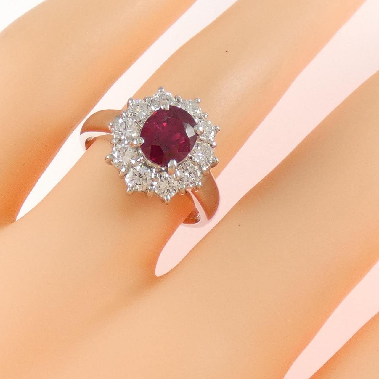 PT900 ルビー リング 1.20CT タイ産
