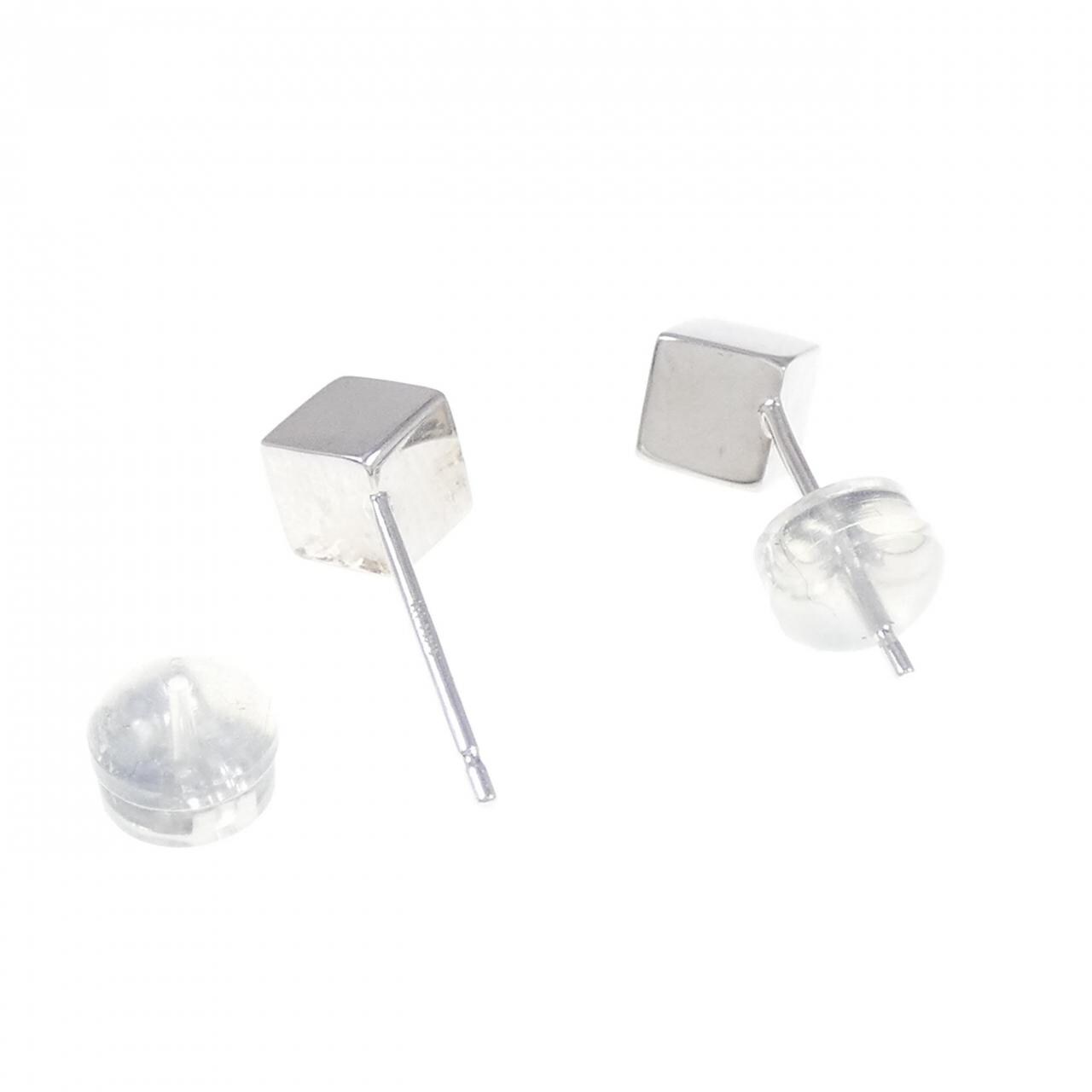 K14WG ダイヤモンド ピアス 0.10CT