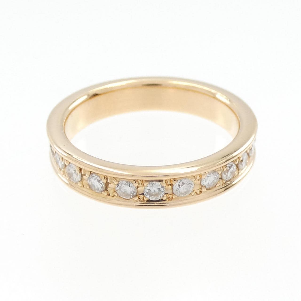 K18PG フルエタニティ ダイヤモンド リング 0.57CT