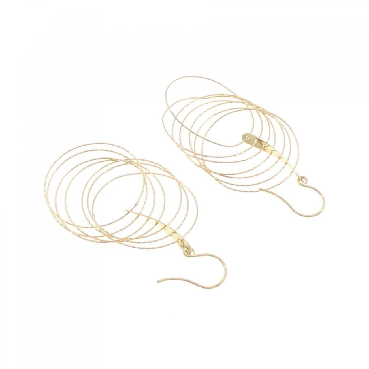 K18YG earrings