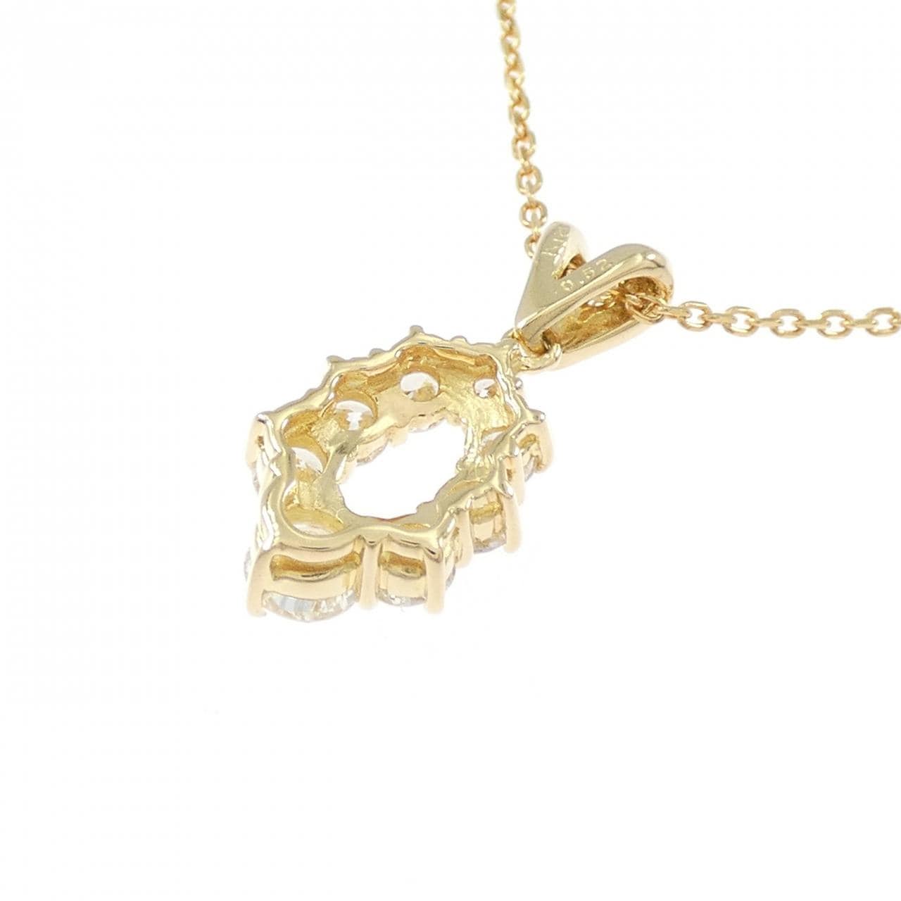 K18YG ダイヤモンド ネックレス 0.52CT