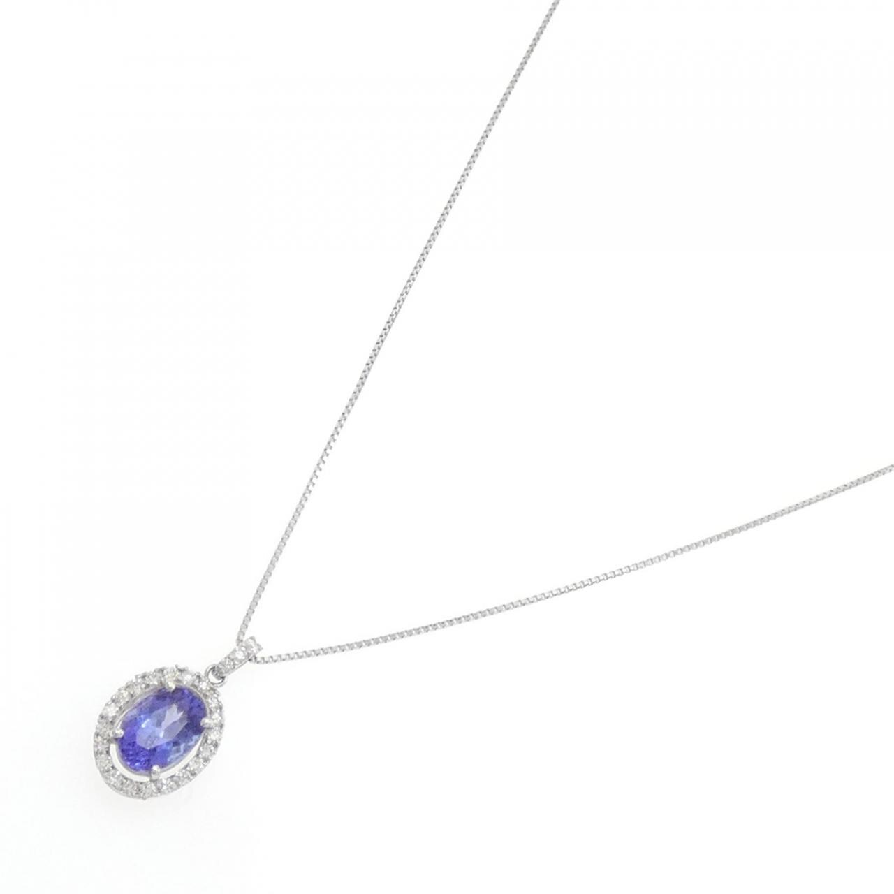 [BRAND NEW] PT Tanzanite Necklace 0.93CT