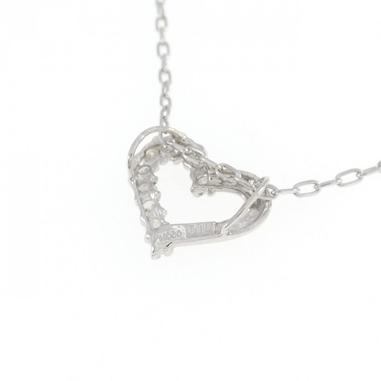 PT1000/PT Heart Diamond Necklace 0.10CT