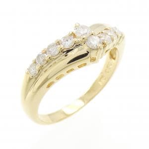 K18YG ダイヤモンド リング 0.50CT