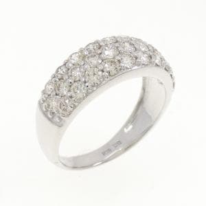 K18WG ダイヤモンド リング 1.00CT
