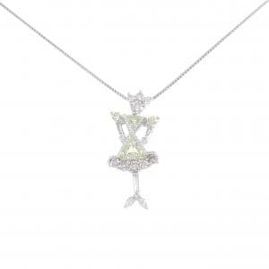 PT900/PT850 ダイヤモンド ネックレス 1.33CT