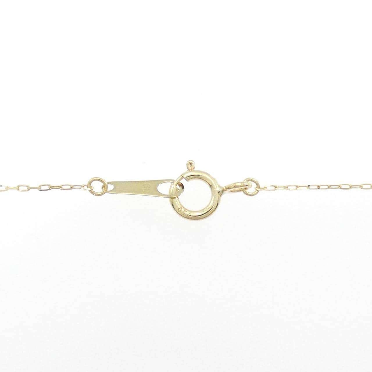 [再加工款] K18YG鑽石項鍊0.30CT