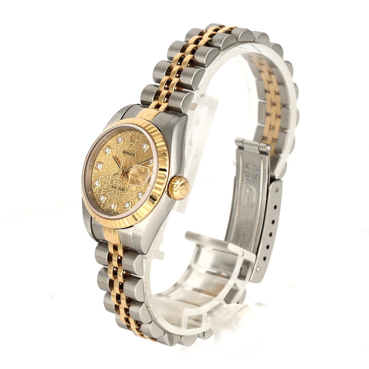 ロレックス デイトジャスト 79173G SSxYG 自動巻 P番