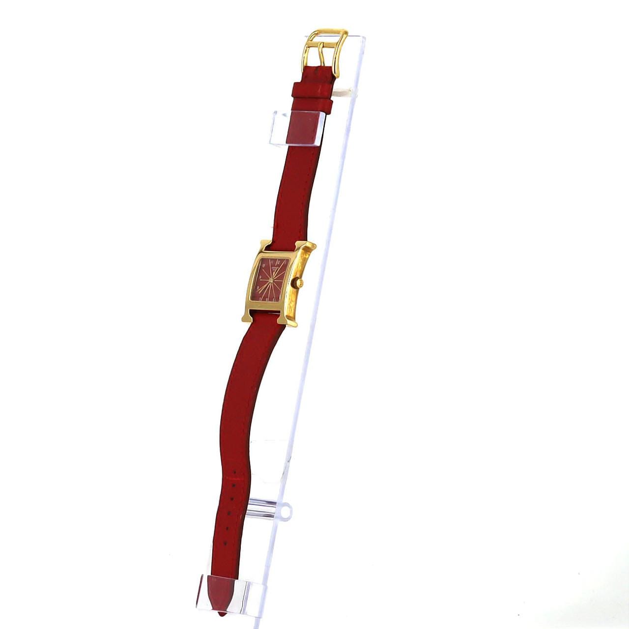 【ノーメンテナンス還元価格】エルメス Hウォッチ GP HH1.201 GP クォーツ