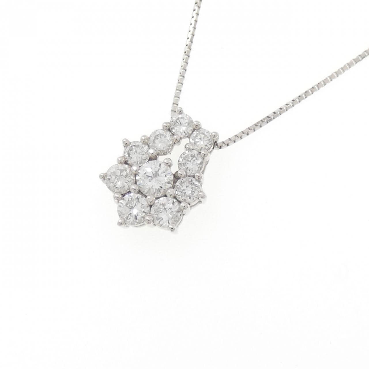 PT900/PT850 ダイヤモンド ネックレス 1.02CT