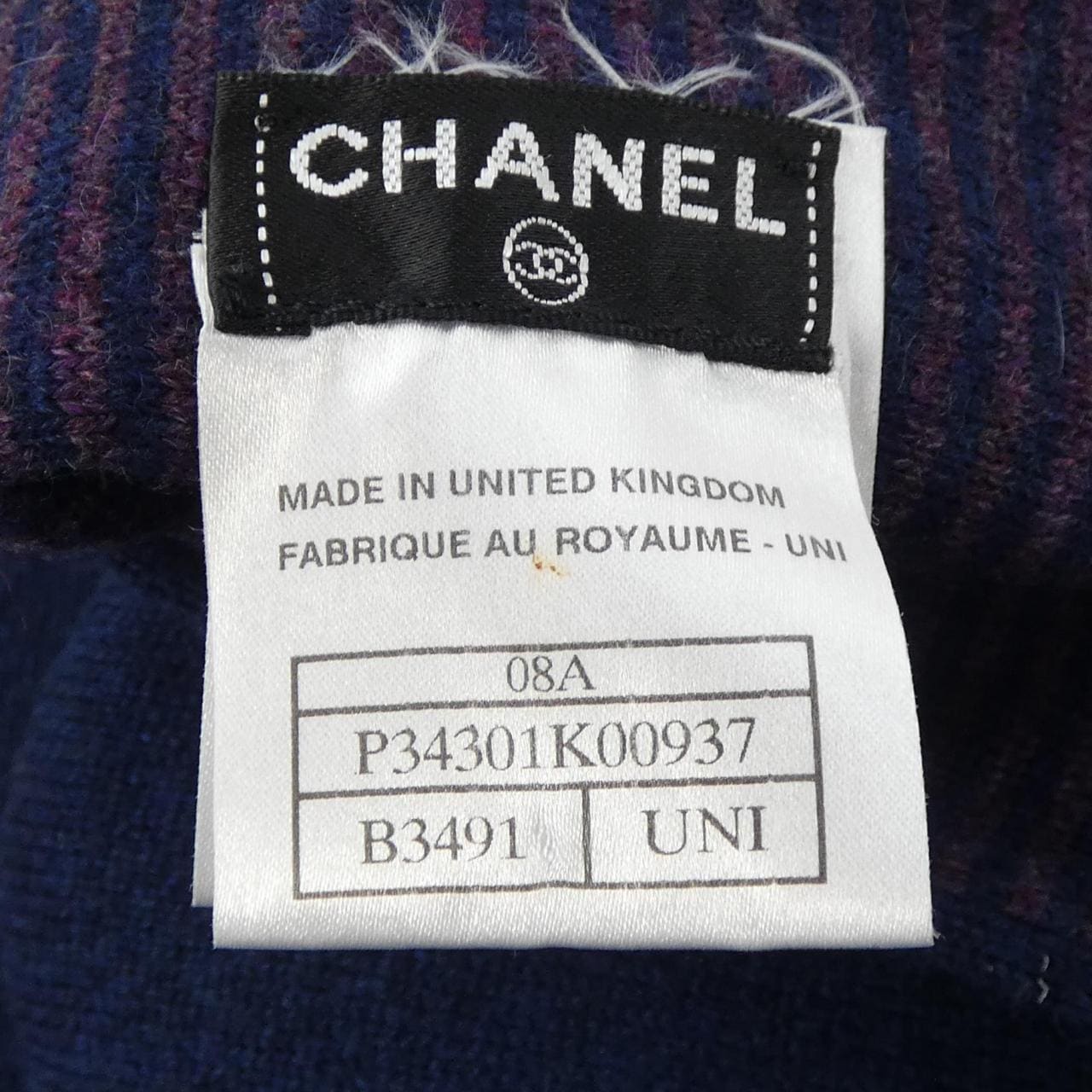 シャネル CHANEL P34301K00937 08A MUFFLER