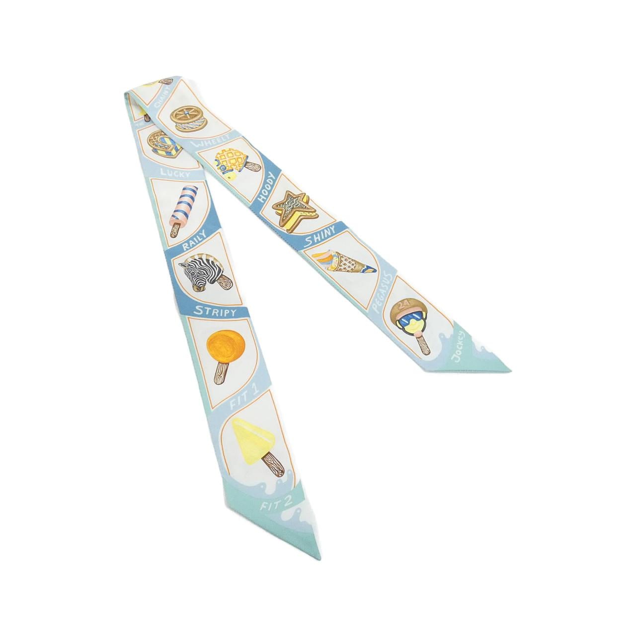 エルメス FUNNY ICE CREAM ツイリー 064109S スカーフ