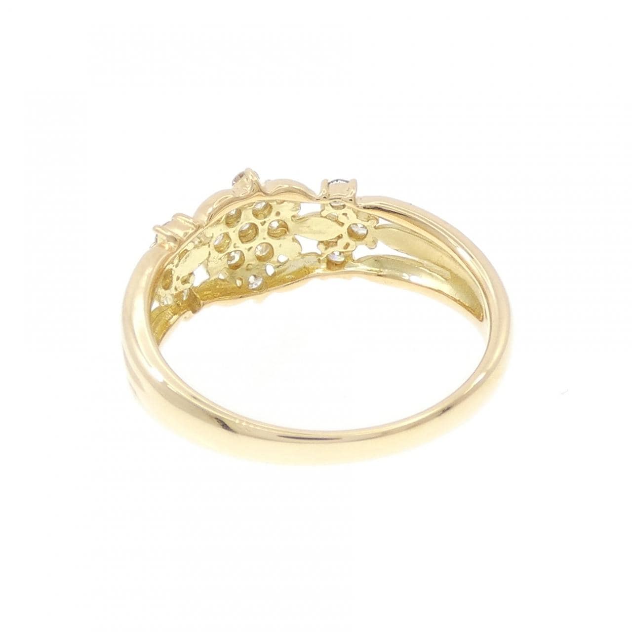 K18YG ダイヤモンド リング 0.31CT
