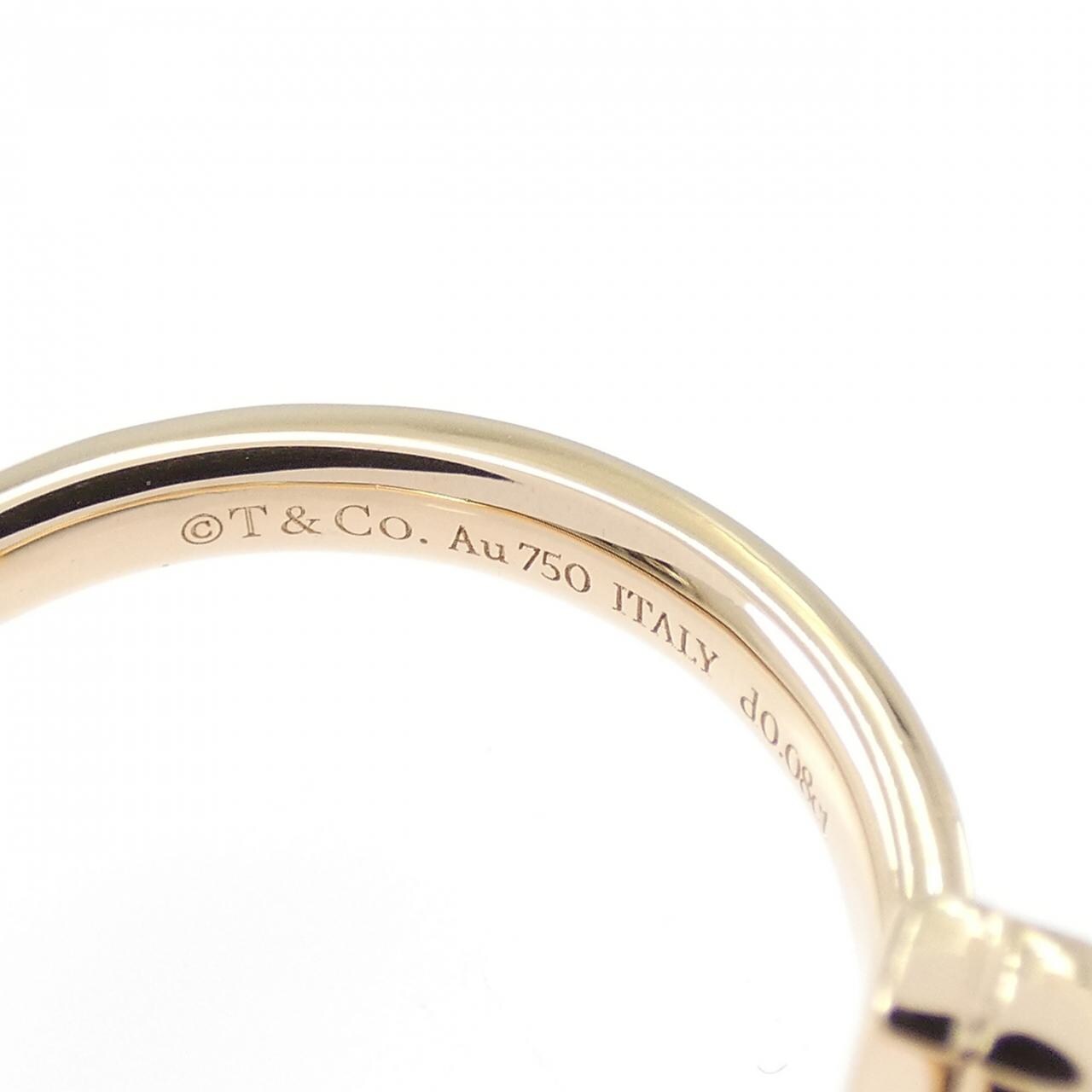 ティファニー Tワン リング 0.08CT