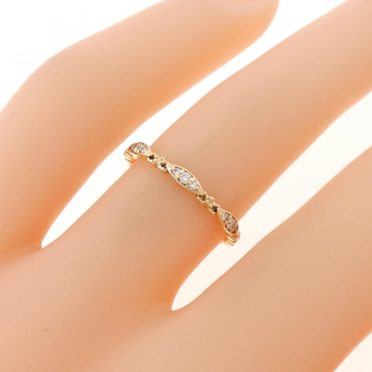 アガット ダイヤモンド リング 0.06CT