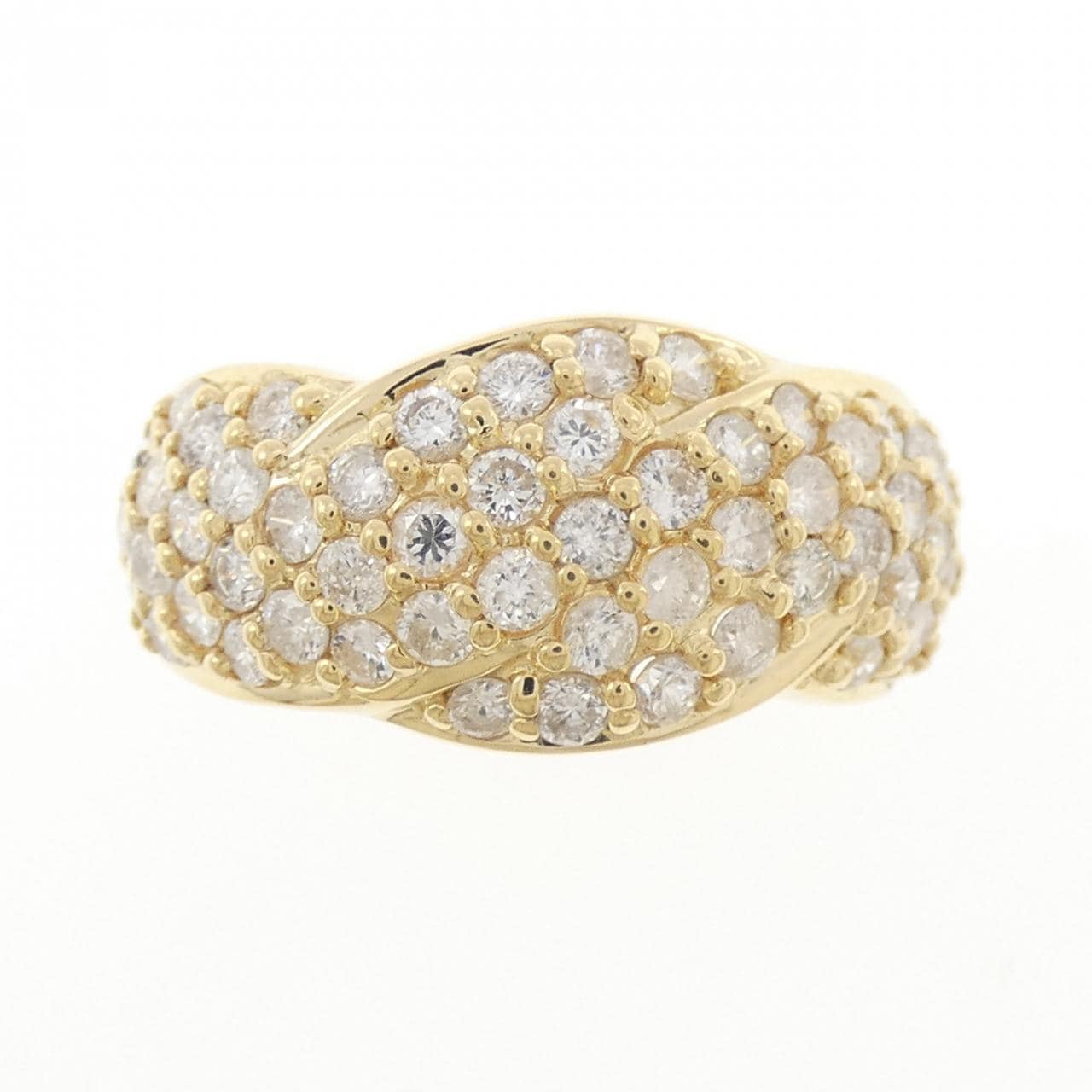 K18YG ダイヤモンド リング 2.00CT