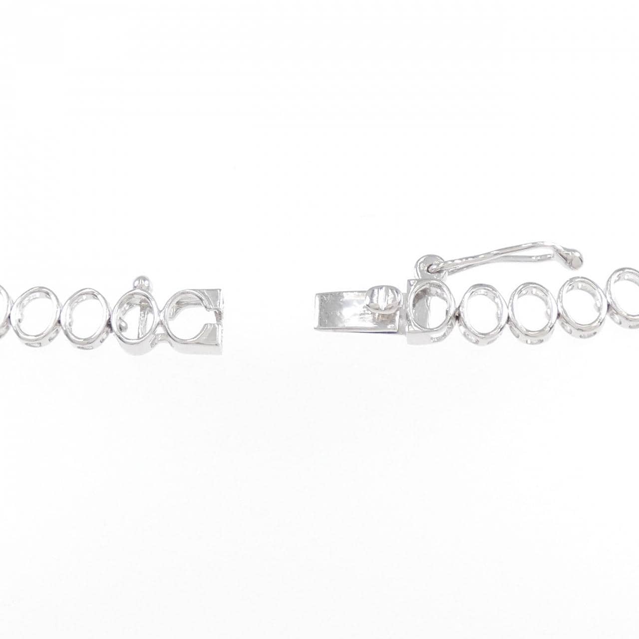 K18WG ダイヤモンド ネックレス 3.59CT